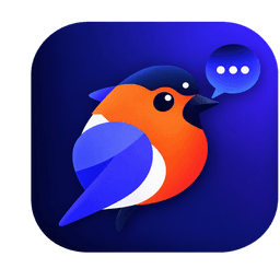 TalkRobin’s friendly robin mascot